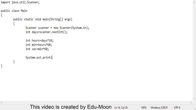 Time Converter in Java Programming Language | Edu-Moon смотреть онлайн