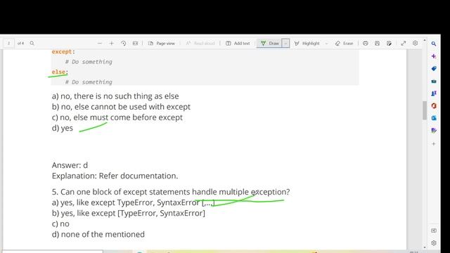 Top 10 Python MCQ on Exception Handling смотреть онлайн