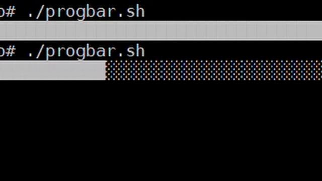 Linux BASH progress bar смотреть онлайн