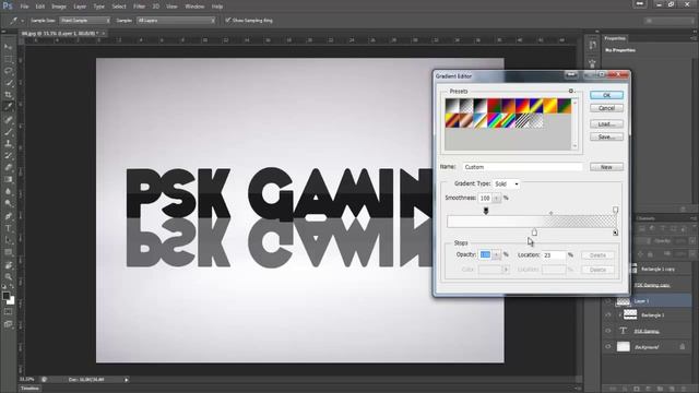 Glowing Text Effect | Photoshop Cs6 Tutorial- PSK Gaming смотреть онлайн