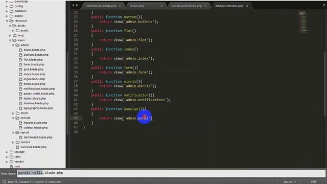 how to create admin panel laravel 5.1 pat 4 смотреть онлайн