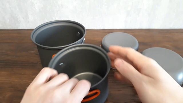 Туристический котелок с Aliexpress 4 в 1