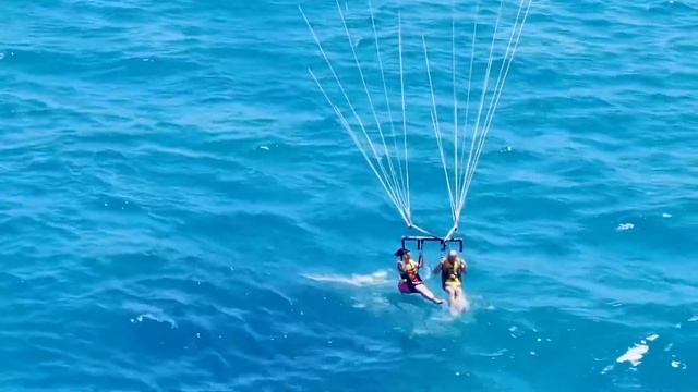 Water Sports drone footage jet ski & parasailing Crete