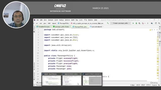 BDD with JUnit 5 and Cucumber | Catalin Tudose | Conf42 Enterprise Software 2021 смотреть онлайн