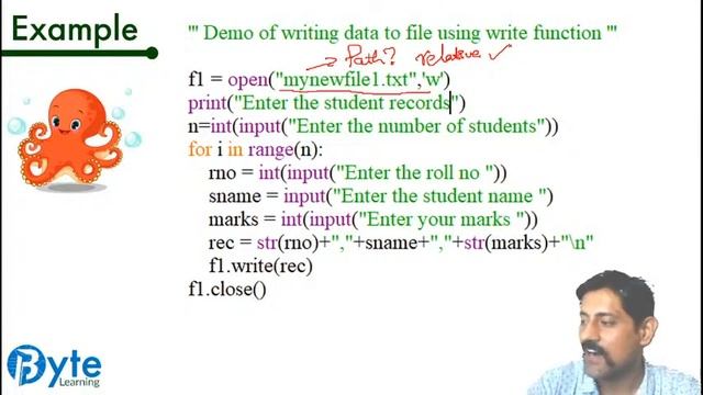 File Handling in Python | Class 12 | Lecture 4 | Computer Science | Byte Learning смотреть онлайн