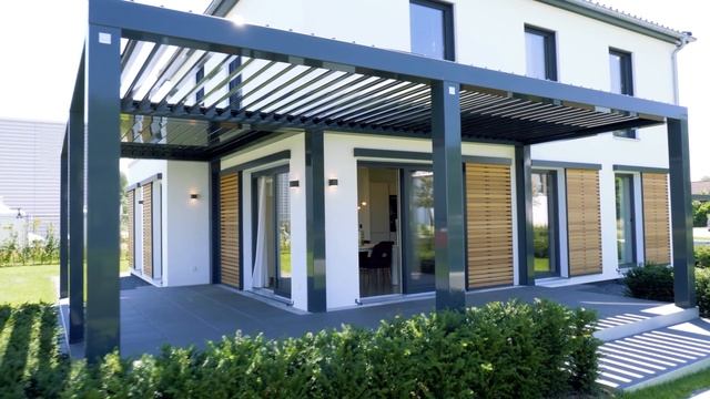 Haustour: Moderne Stadtvilla Mit Großer Pergola - Fertighaus Von Fingerhaus | Hausbau Helden