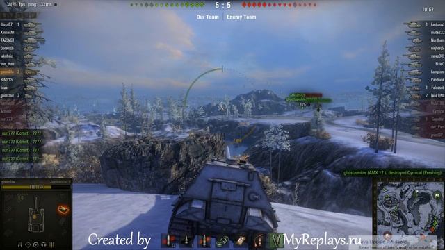 WOT: Arctic Region - JagdPanther II - 6 frags смотреть онлайн