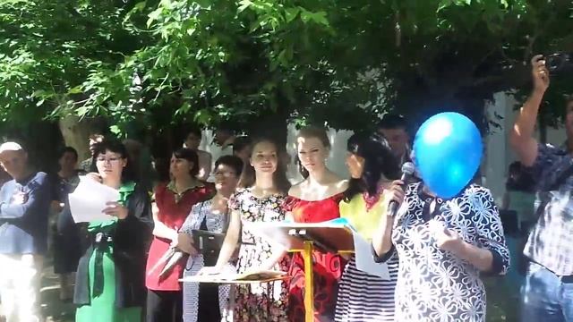 Каликызы Зере, последний звонок, средняя школа №170 города Алматы, 25 мая 2015 года смотреть онлайн