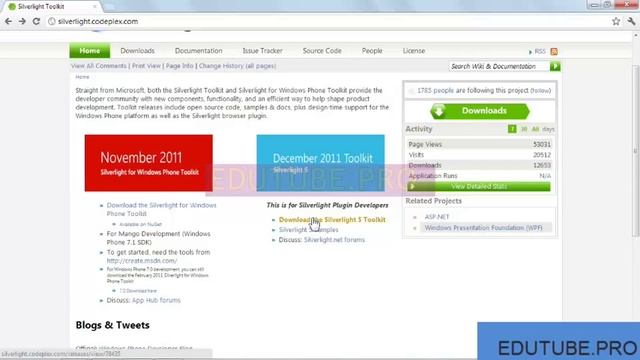 Microsoft Silverlight 5 Tutorials 01 03 смотреть онлайн