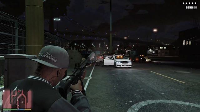 GTA V RDE 4.0 6 Wanted Level Merryweather Shootout And Car Pursuit