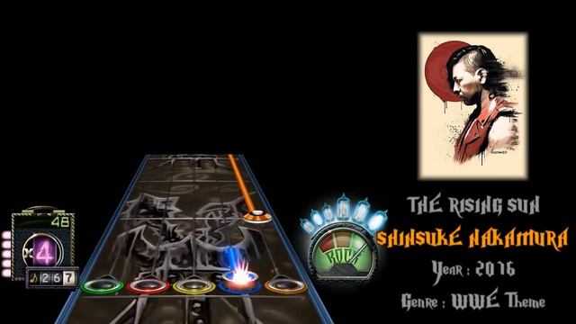 Shinsuke Nakamura - The Rising Sun (WWE Theme) (GH3+, PS & CH Custom Song) смотреть онлайн