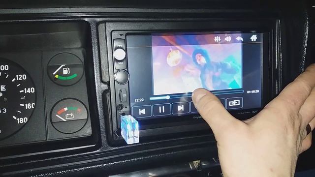 2 DIN магнитола в классику 2107. Мультимедийный центр Prology DVU-750 смотреть онлайн