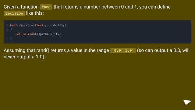 True or false output based on a probability смотреть онлайн
