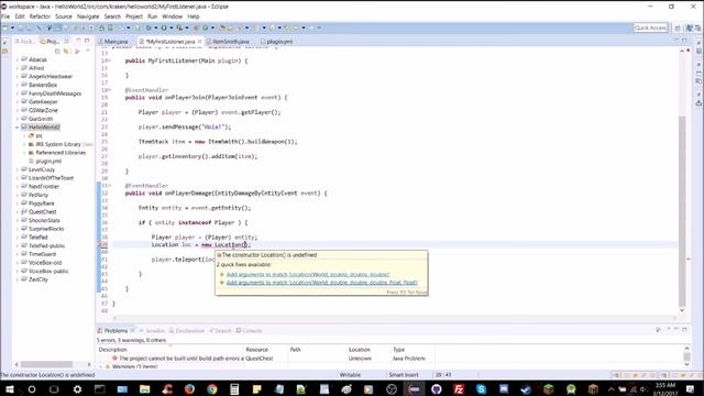 How to Make Bukkit Plugins #5: Teleports & Locations | MINECRAFT ?