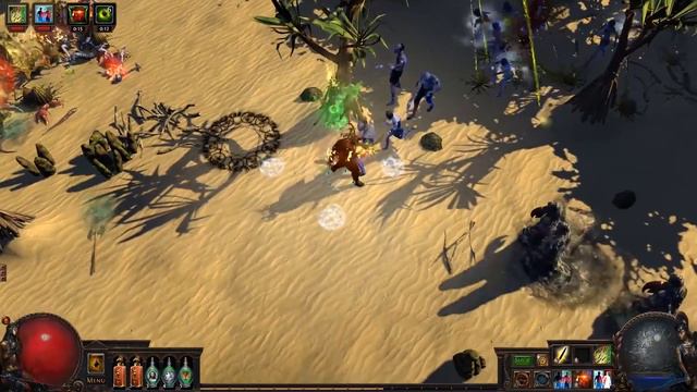 Path of Exile: Delve new skills Smite and Toxic Rain смотреть онлайн