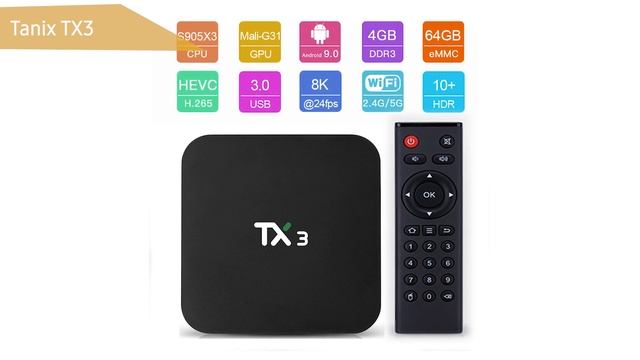 Смарт ТВ приставка Tanix TX3 смотреть онлайн
