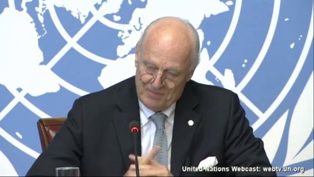 06 OCT- UN Envoy Staffan de Mistura addresses Jabhat al-Nusra in Syria смотреть онлайн