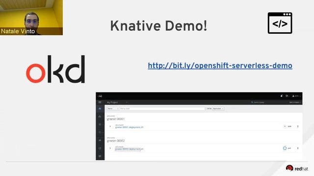 OpenShift Commons Briefing: Serverless, Kubernetes & Knative OpenShift Cloud Functions Natale Vint смотреть онлайн