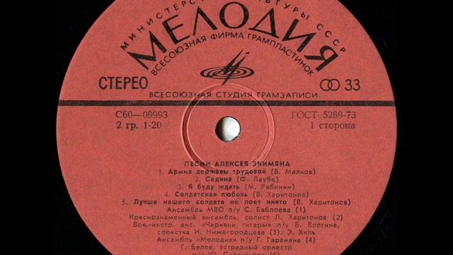 Алексей Экимян - 1978 - Песни Алексея Экимяна (Армия Советская - Армия Народная) © [LP] © Vinyl Rip смотреть онлайн