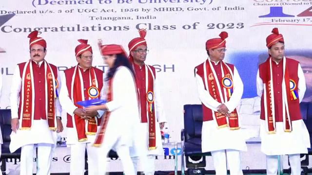 Chaitanya Deemed to be University 12th Convocation 2024 смотреть онлайн