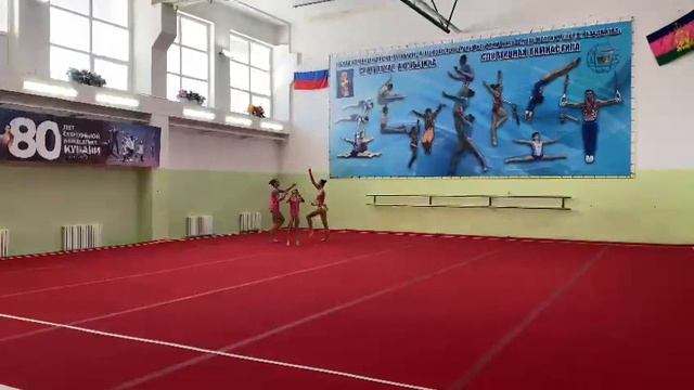 Марус Ева, Ли Елизавета, Данилова Ева, Первенство края по спортивной акробатике, 3 день смотреть онлайн
