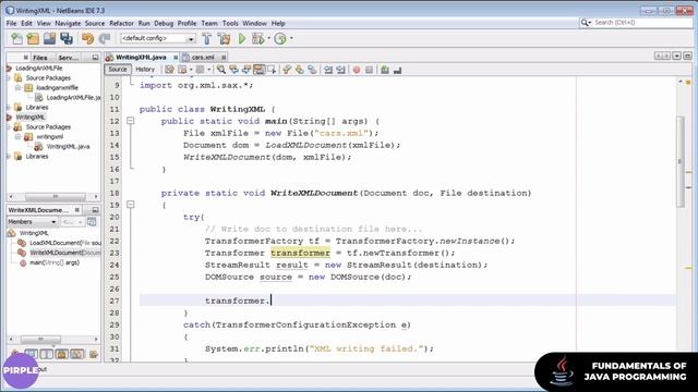 34 - Java (Writing XML) смотреть онлайн