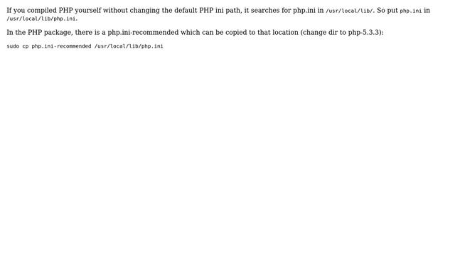 Find (or enable?!) php.ini on Ubuntu 10.10 (5 Solutions!!) смотреть онлайн