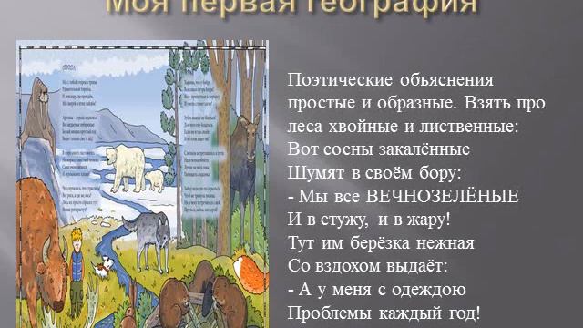 Презентация. Гладыщук Тимофей. Моя первая география: энциклопедия в стихах. смотреть онлайн
