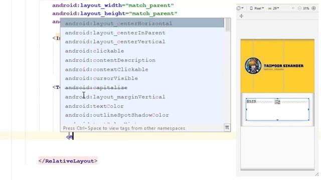Modern Profile UI Design in Android Studio - Material Design 2020 - Profile Card UI Design смотреть онлайн