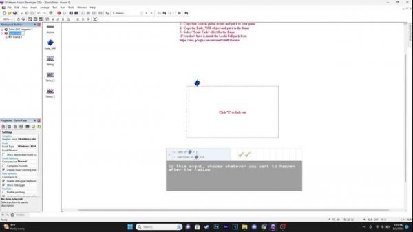 (2) How to make the Sonic 1 title screen | Making a Sonic.EXE fan-game in Clickteam Fusion 2.5