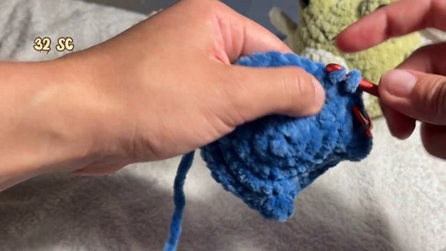 Качечка в костюмі динозаврика гачком | Crochet Duck In Dino Costume #crocheting #amigurumicrochet