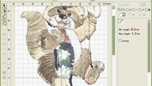 Embird Studio.03b Racoon Body