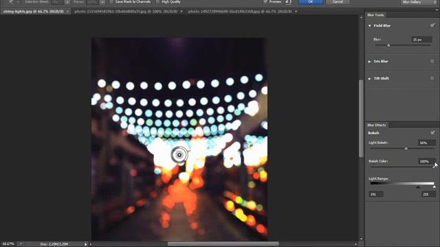 Create a Stunning BOKEH Effect in Photoshop смотреть онлайн