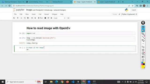 How to Read Image with OpenCV using Python #opencv #python #pythonprogramming смотреть онлайн