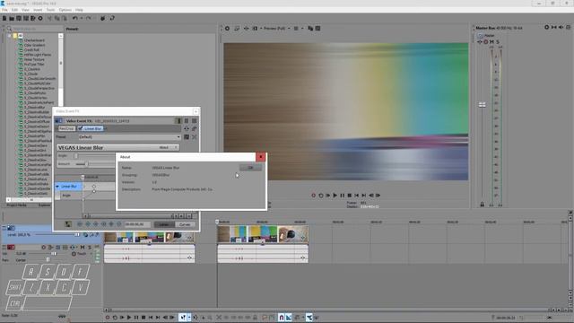 ППФ 33 vegas pro - плагин Linear Blur смотреть онлайн