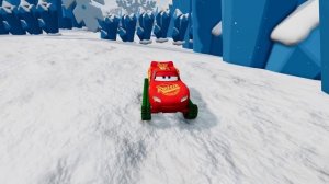 Таких снегоходов ты ещё не видел! Гонки по полосе препятсвий. Маквином и другие Тачки. Гоша и Чич.