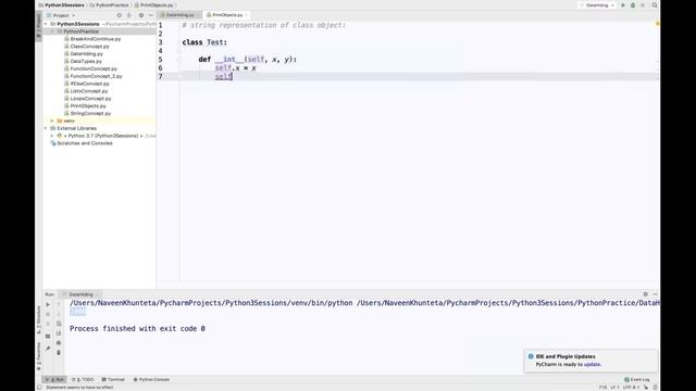 Data Hiding and Object Printing in Python– Part 10 смотреть онлайн