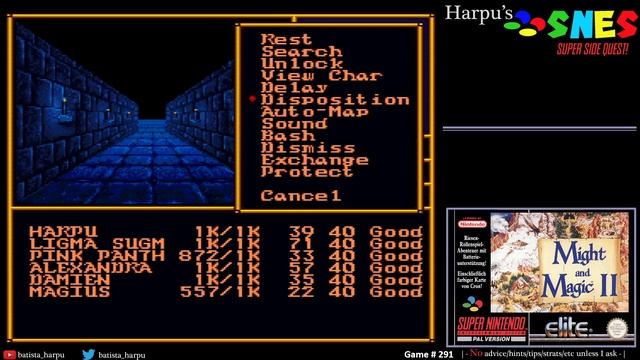 SNES Super Side Quest - Game # 291 - Might and Magic II: Gates to Another World [6/8] смотреть онлайн