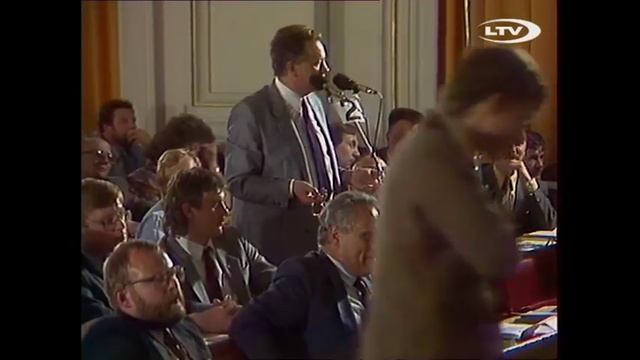 Первая сессия Верховного Совета Латвийской ССР 12-ого созыва (4 мая 1990 года)