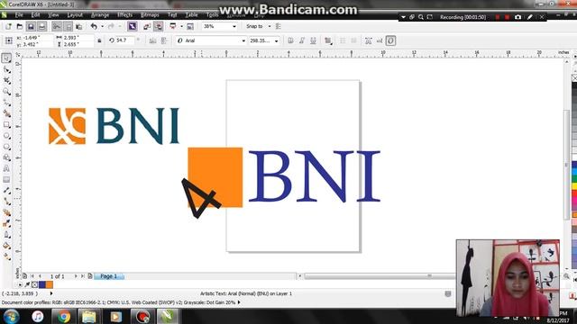 CARA MEMBUAT LOGO BNI MENGGUNKAN CORELDRAW X4 смотреть онлайн