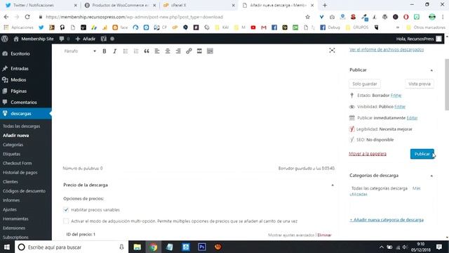 8. Creando un producto (descarga) con Easy Digital Download para el Membership Site смотреть онлайн
