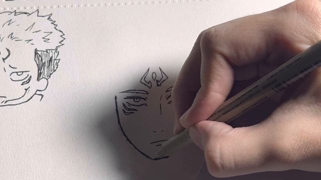 Как нарисовать Рёмена Сукуна за 7 минут смотреть онлайн