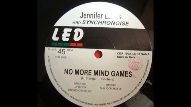 Jennifer Lucas With Synchronoise - No More Mind Games (Synchronoise Mix) (B2) смотреть онлайн