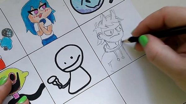 How to Draw Friday night Funkin Mods.Как нарисовать fnf.Рисование в стиле FNF.Как нарисовать фнф