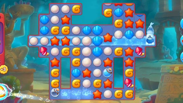 Fishdom. 5203 hard level no boosters and diamonds + bonus scene смотреть онлайн