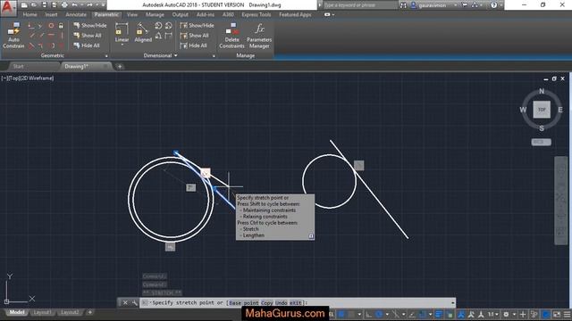 How to Constrain in a Fixed Location in Autocad- Fix Constraint in AutoCAD Tutorial смотреть онлайн