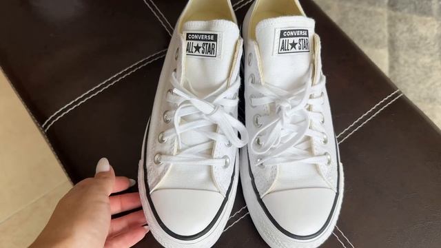 Распаковка кед Converse Lift Platform Low White 560251C Купить кеды Converse смотреть онлайн
