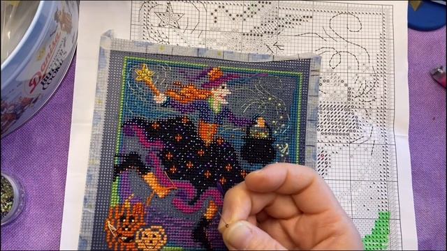 Flosstube 267: Stitch with me ?MILL HILL cross-stitch beads kit 십자수 밀힐 비즈 킷 смотреть онлайн