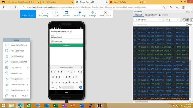 Test MyPapk Sqlite Crud смотреть онлайн
