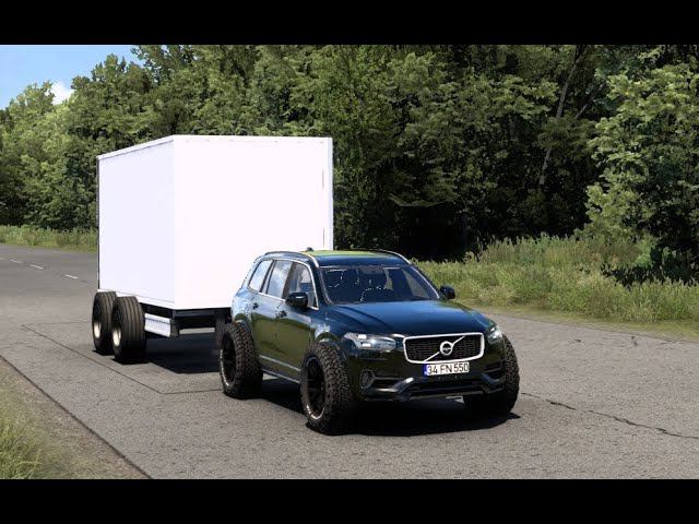 [ETS 2] Volvo XC90_Suspension Shift&Trailer Delivery in Pleven смотреть онлайн